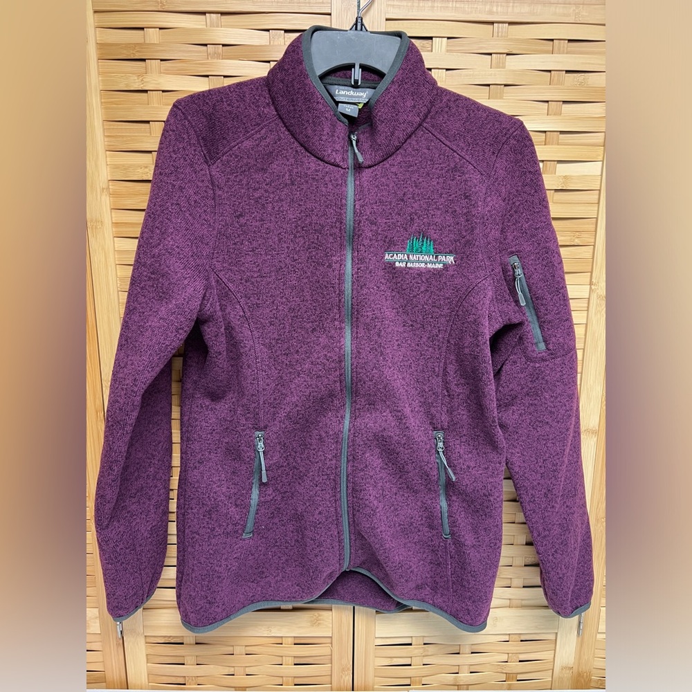 Acadia national park sweater zipped jacket